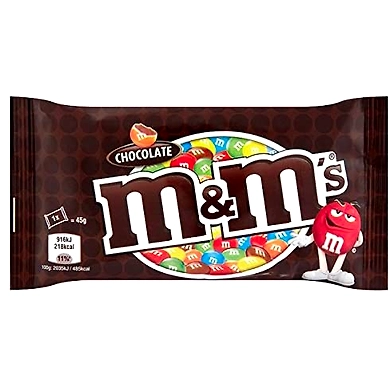 M&amp;M's Chocolate 45g-mandmchocolateflav45g