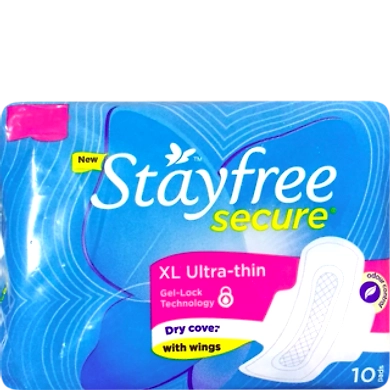 Stayfree Secure Dry Cover 10Pads-stayfreedrycover10padsdf