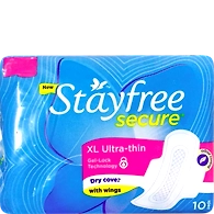 Stayfree Secure Dry Cover 10Pads