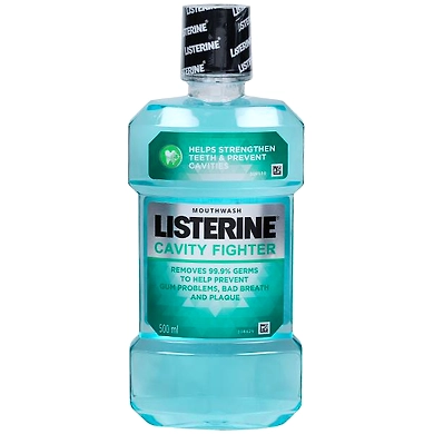Listerine Cavity Fighter Mouthwash 500ml-listerinecavitymouthwash500ml
