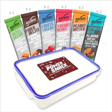 Rite Bite Max Protein Nutrition Bars 12N, 450g-ritebiteproteinbars12n