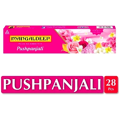 Mangaldeep Pushpanjali  Agarbatti 28 Sticks-mangaldeeppushpanjaliagarbatti