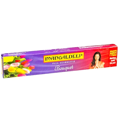 Mangaldeep Bouquet Agarbatti 12 Sticks-mangaldeepbouquetagarbatti12s