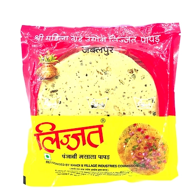 Lijjat Punjabi Masala Papad 200g-lijjatpunjabimasalapapad200g