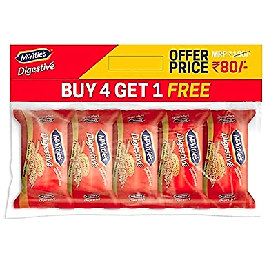 Mcvitie's Digestive Buy4 Get1 Free 500g-mcvitiesdigestive500g