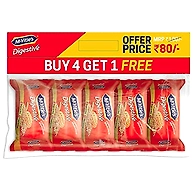 Mcvitie's Digestive Buy4 Get1 Free 500g