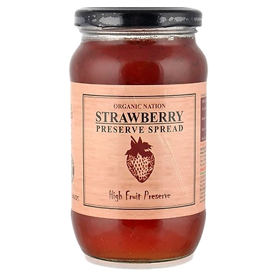 Organic Nation Strawberry Spread 450g-organicnationspread450g