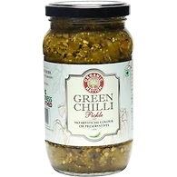 Organic Nation  Green Chilli Pickle 400g