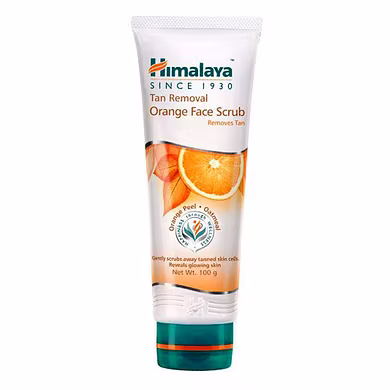 Himalaya Tan Removal Orange Face Scrub 100g-himalayaorangefacescrub100g
