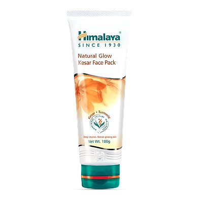 Himalaya Natural Glow Kesar Face Pack 100g-naturalkesarfacepack100g