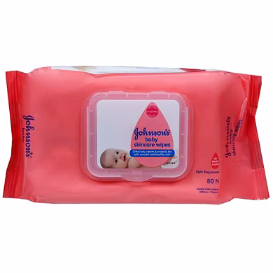 Johnsons Baby Skincare Wipes 80N-johnsonscarewipesbaby80n