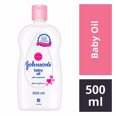Johnsons Baby Oil 500ml-johnsonsbabyoil500ml