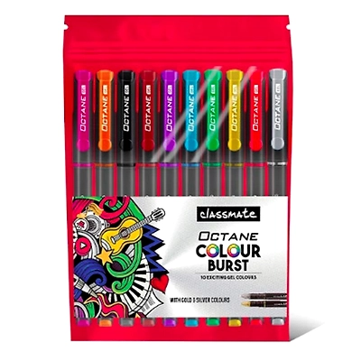 Classmate Octane Gel Pen 10N-classmategelpen10n