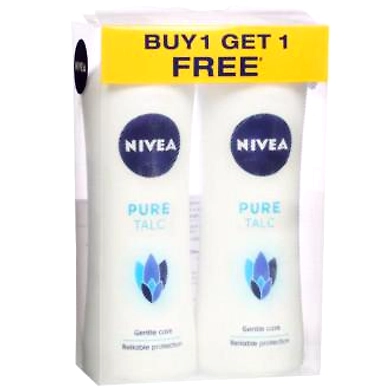 Nivea Pure Talc Powder 2Units x400g-niveatalcpowder800g
