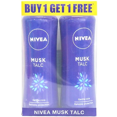 Nivea Musk Talc Powder 2Units x400g-niveamusktalccare800g