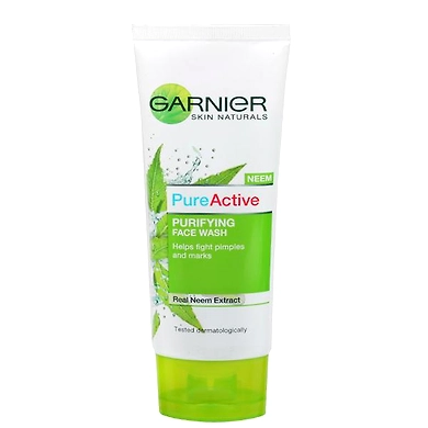 Garnier Real Neem Purifying Face Wash 100g-garnierneemfacewash100g