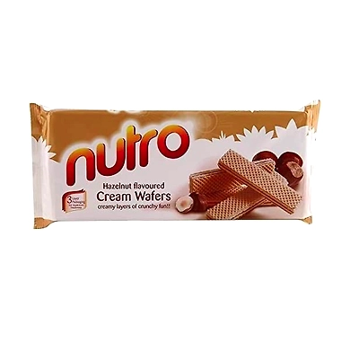 Nutro Hazelnut Flavoured Cream Wafers 150g-hazelnutnutrocreamwafers150g