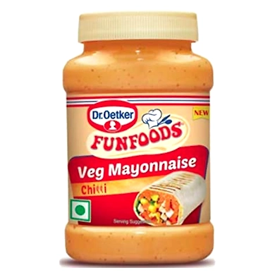 Dr. Oetker Fun Foods Veg Mayonnaise Chilli 250g-vegmayonnaisechilli250g