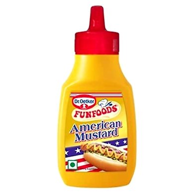 Dr. Oetker Fun Foods American Mustard 260g-funfoodsamericanmustard260g