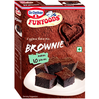 Dr. Oetker Eggless Bake Mix Brownie 250g-bakemixbrowie250g