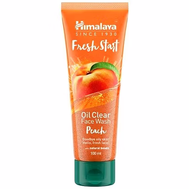 Himalaya Peach Oil Clear Face Wash 100g-himalayapeachfacewash100g