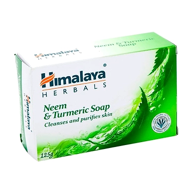 Himalaya Neem &amp; Turmeric Soap 125g-himalayaneemturmeric