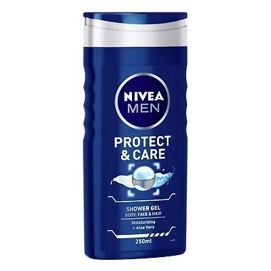 Nivea Men Protect &amp; Care Shower Gel 250ml-niveamenprotectshowergel250ml