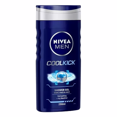 Nivea Men Cool Kick Shower Gel 250ml-niveamencoolkick250ml