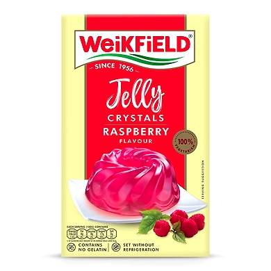 Weikfield Jelly Crystals Raspberry Flavour 90g-weikfieldraspberryflavour90g