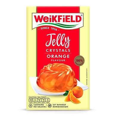 Weikfield Jelly Crystals Orange Flavour 90g-weikfieldorangeflavour90g