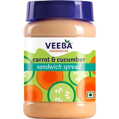 Veeba Carrot &amp; Cucumber Sandwich Spread 250g-veebacarrotandcucumber250g