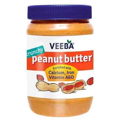 Veeba Peanut Butter Crunchy 1kg-veebapeanutbuttercrunchy1kg