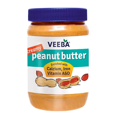 Veeba Peanut Butter Creamy 1kg-veebapeanutbuttercreamy1kg