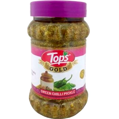 Tops Green Chilli Pickle 375g-topsgreenchillipickle375g