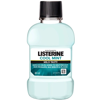 Listerine Cool Mint Mild Taste Mouthwash 80ml-listerinecoolmint80ml