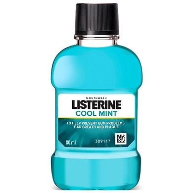 Listerine Cool Mint Mouthwash 80ml-listerinemintcool80ml