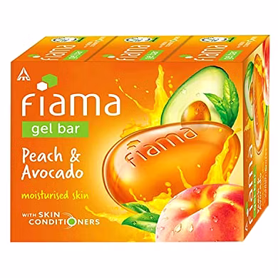Fiama Peach &amp; Avocado Soap 375g-fiamagelbarsoap375g