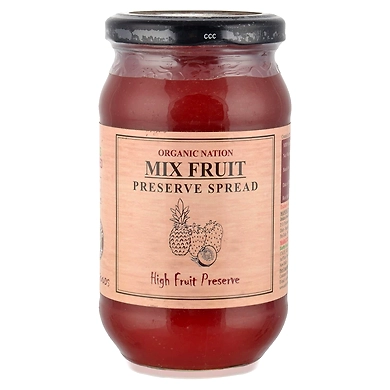 Organic Nation Mix Fruit Preserve Spread 450g-organicmixfruitspread450g
