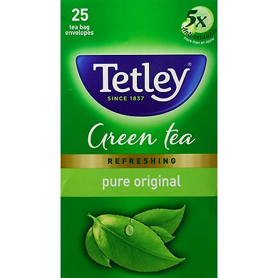 Tetley Pure &amp; Original Green Tea 25N-tetleygreentea25n