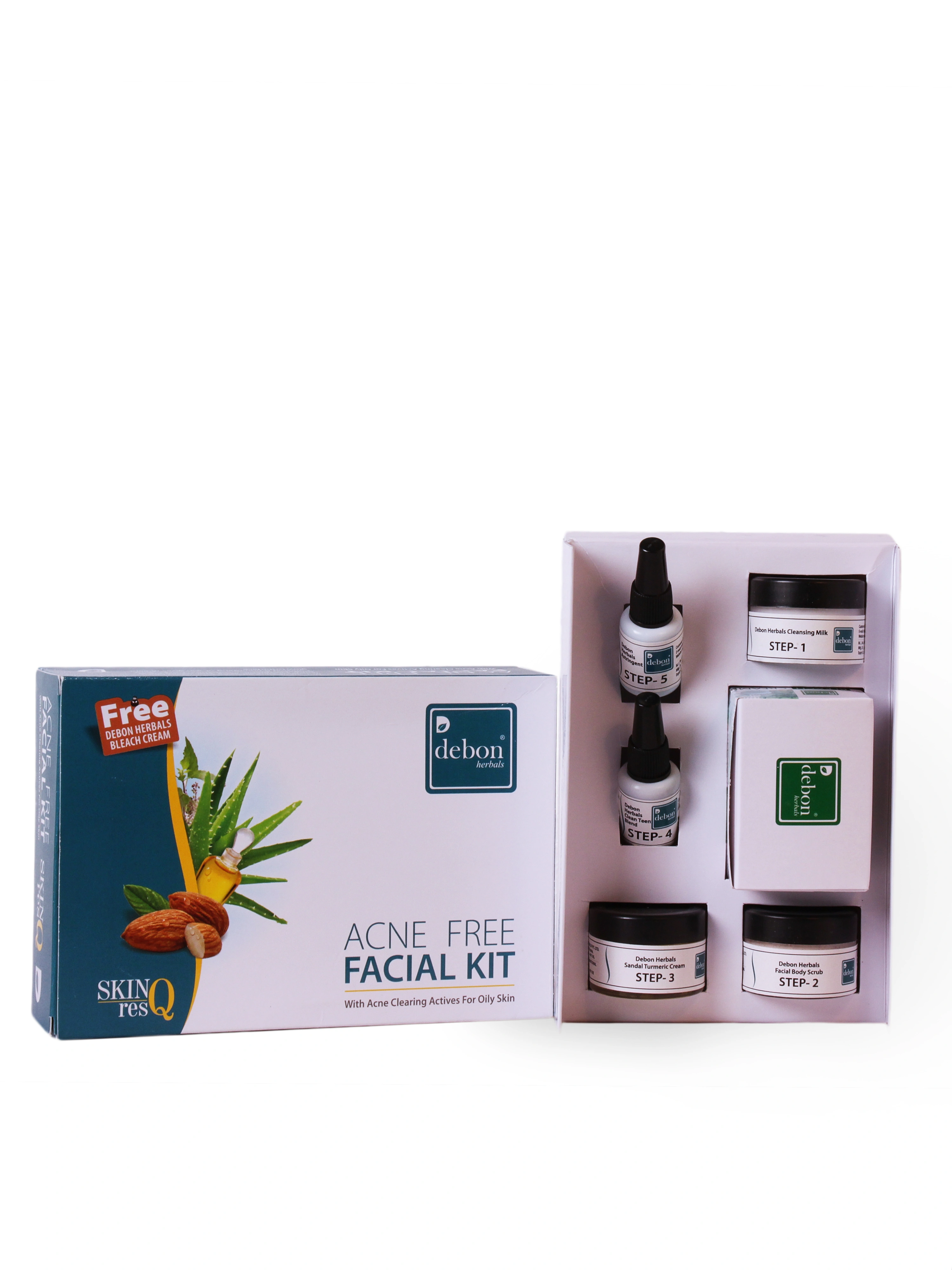 DEBON HERBALS ACNE FREE FACIAL KIT-DH-051-250g