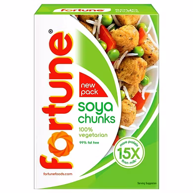 Fortune Soya Chunks 200GM-SKU-DAL-01101