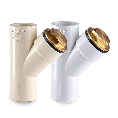 astral pipes y-strainer filtration for in-line plumbing systems
