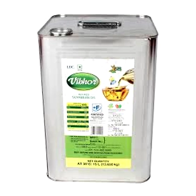 Vibhor Palmolein Tin - 15 L-MTLS-1133
