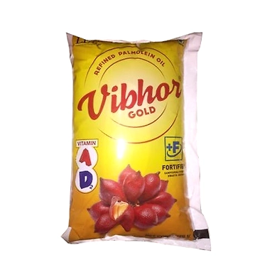 Vibhor Palmolein Pouch 1L-MTLS-1134