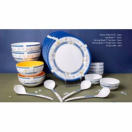 ektra 20pcs dinner set emperor