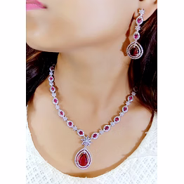 american diamond necklace