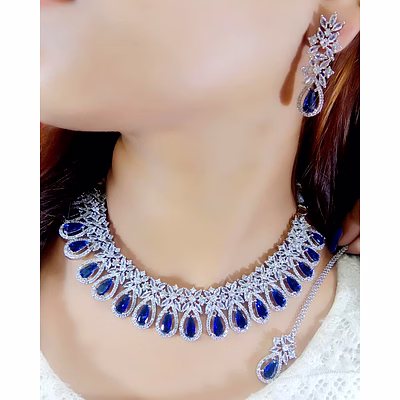 american diamond multicolor stone