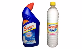 Sweep Gold® Toilet Cleaner, White Floor Fragrance Phenyl Combo Pack