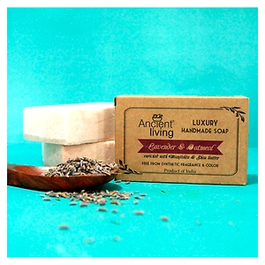 Ancient Living Lavender & Oatmeal Luxury Handmade Soap