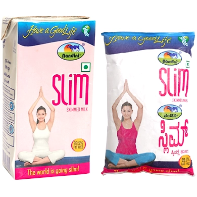 Nandini Slim Fino Pack Milk-NA-4-500ml